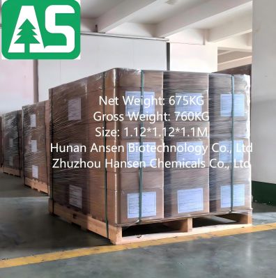 675kg MSM with square drums onto fumigated solid wood pallet